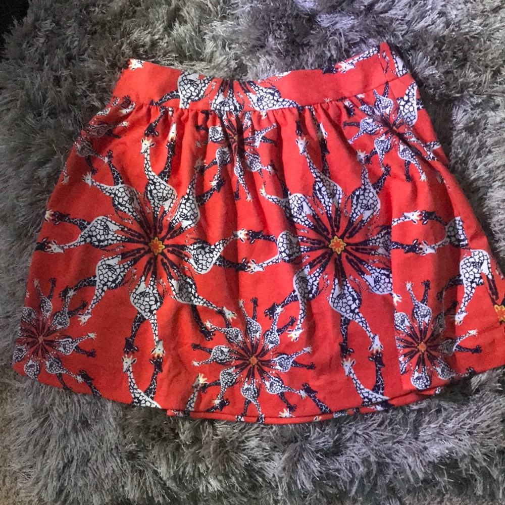 Crown & Ivy orange skirt